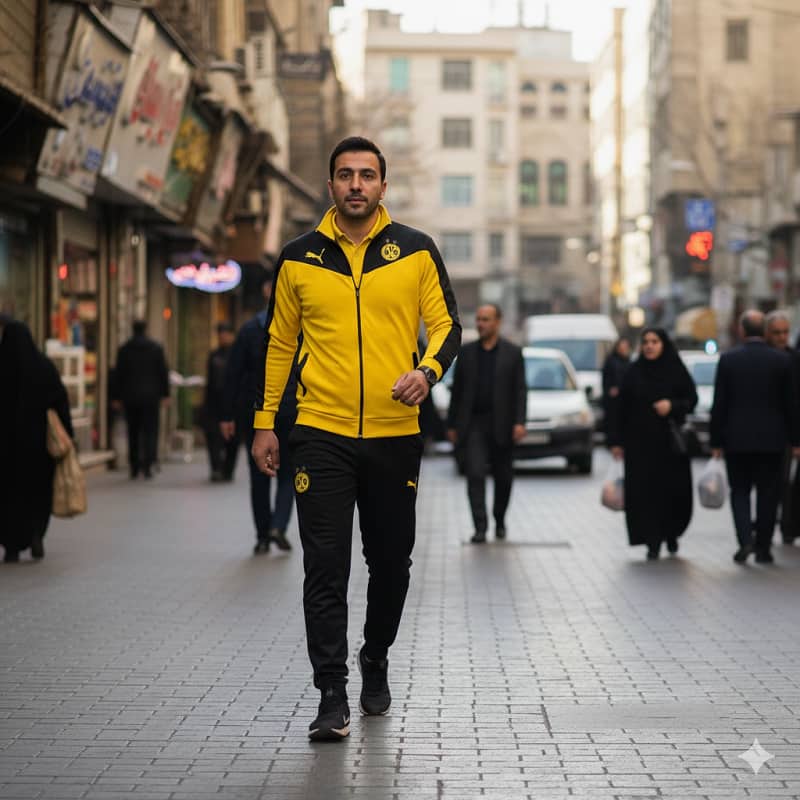 ست سوئیشرت شلوار دورتموند مردانه مدل BVB09